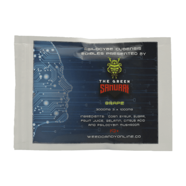 The Green Samurai - Shroom Gummies - Grape - 3g | Buy Shrooms Online Canada