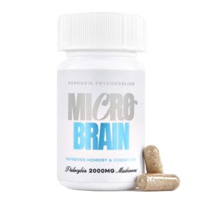 Euphoria Psychedelics – Micro Brain Capsules - (100mg X 20 Capsules) | Buy Shrooms Online Canada