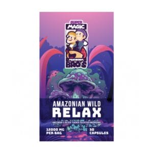 Super Magic Mushroom Bro’s - Amazonian Wild RELAX - 400MG Capsules | Buy Shrooms Online Canada